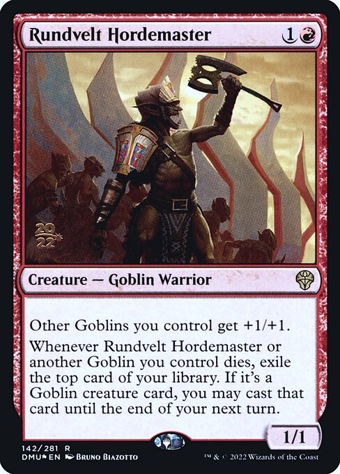 Rundvelt Hordemaster (142s) [Dominaria United Promos]