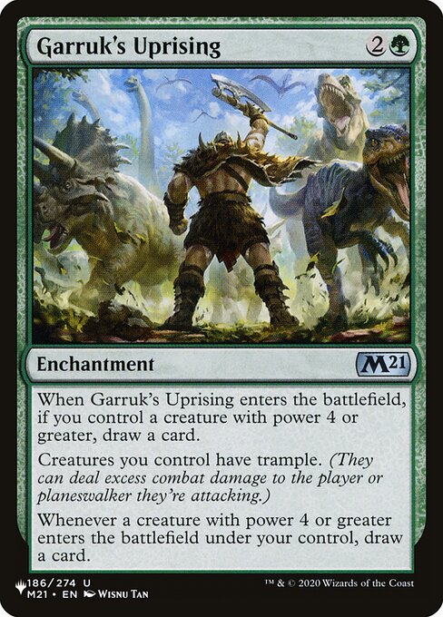 Garruk's Uprising (M21-186) [The List]