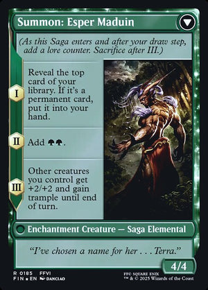 Esper Origins // Summon: Esper Maduin (185s) [Final Fantasy Promos] Reverse