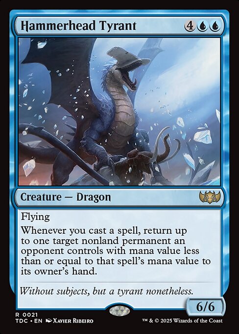 Hammerhead Tyrant (21) [Tarkir: Dragonstorm Commander]