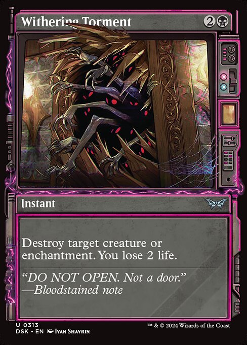 Withering Torment (313) [Duskmourn: House of Horror]