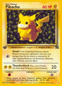 Pikachu (1) (Misprint) (01/53) [WoTC Promo]
