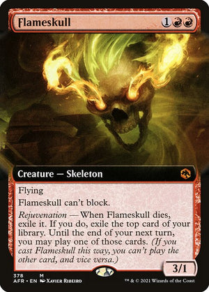 Flameskull (378) [Adventures in the Forgotten Realms] [Extended Art]