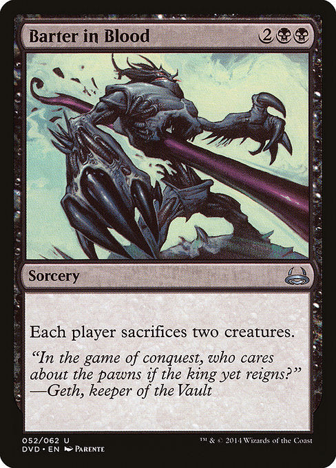 Barter in Blood (52) [Duel Decks Anthology: Divine vs. Demonic]