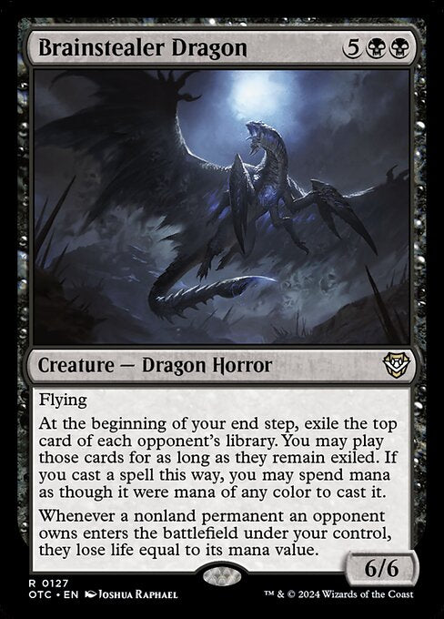 Brainstealer Dragon (127) [Outlaws of Thunder Junction Commander]