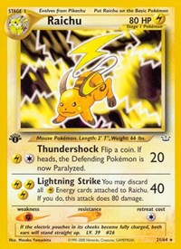 Raichu (21/64) [Neo Revelation (Unlimited)]