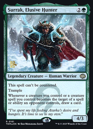 Surrak, Elusive Hunter (161s) [Tarkir: Dragonstorm Promos]