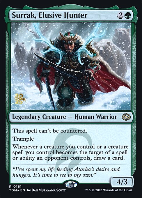 Surrak, Elusive Hunter (161s) [Tarkir: Dragonstorm Promos]