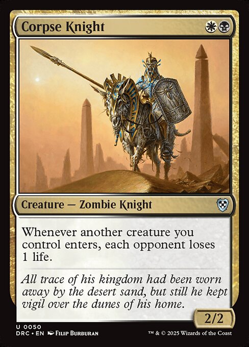 Corpse Knight (50) [Aetherdrift Commander]