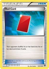 Red Card (124/146) [XY Base Set]