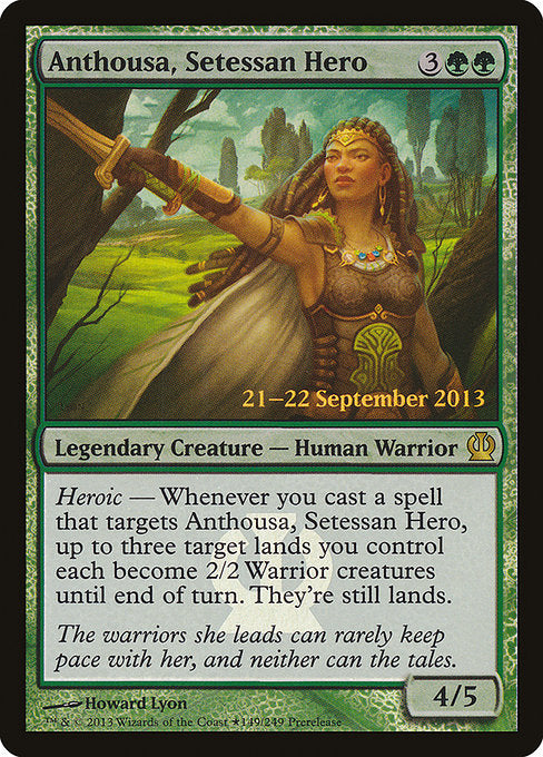 Anthousa, Setessan Hero (149★) [Theros Promos]