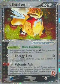 Rocket's Entei ex (97/109) [Team Rocket Returns]