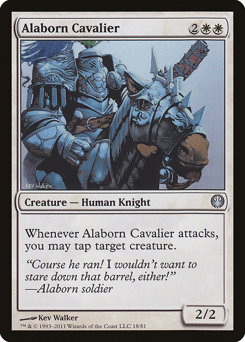 Alaborn Cavalier (18) [Duel Decks: Knights vs. Dragons]