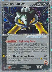Rocket's Raikou ex (108/107) [Deoxys]