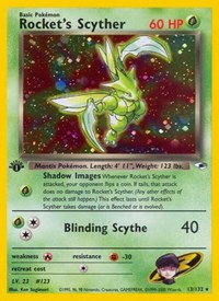 Rocket's Scyther (013/132) [Gym Heroes (Unlimited)]