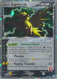 Rocket's Zapdos ex (106/109) [Team Rocket Returns]
