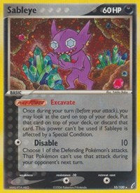 Sableye (10/100) [Crystal Guardians]