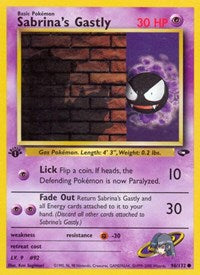 Sabrina's Gastly (96) (096/132) [Gym Challenge]