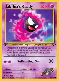 Sabrina's Gastly (97) (097/132) [Gym Challenge]