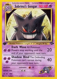 Sabrina's Gengar (029/132) [Gym Challenge (Unlimited)]