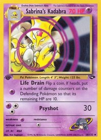 Sabrina's Kadabra (058/132) [Gym Challenge (Unlimited)]