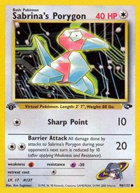 Sabrina's Porygon (098/132) [Gym Challenge (Unlimited)]