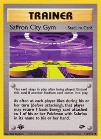 Saffron City Gym (122/132) [Gym Challenge (Unlimited)]