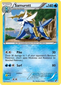 Samurott (31) (31/114) [Black and White]