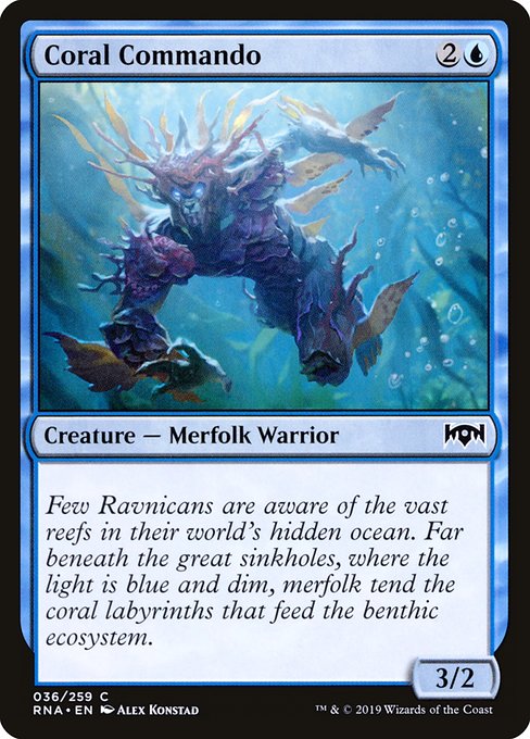 Coral Commando (36) [Ravnica Allegiance]