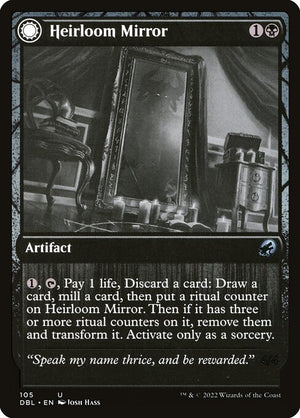 Heirloom Mirror // Inherited Fiend (105) [Innistrad: Double Feature]