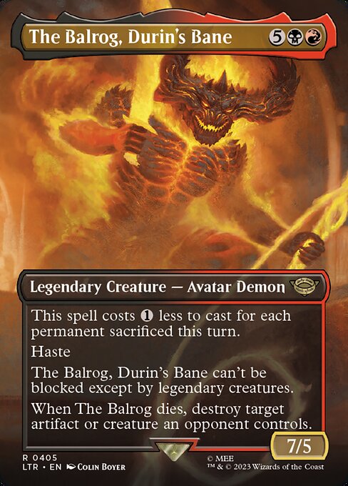 The Balrog, Durin's Bane (405) [The Lord of the Rings: Tales of Middle-earth] [Borderless]