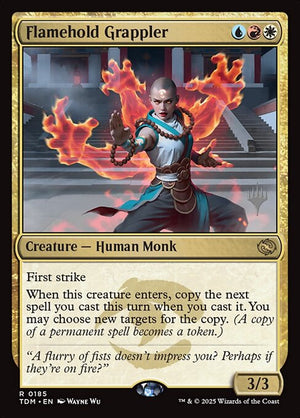 Flamehold Grappler (185p) [Tarkir: Dragonstorm Promos]