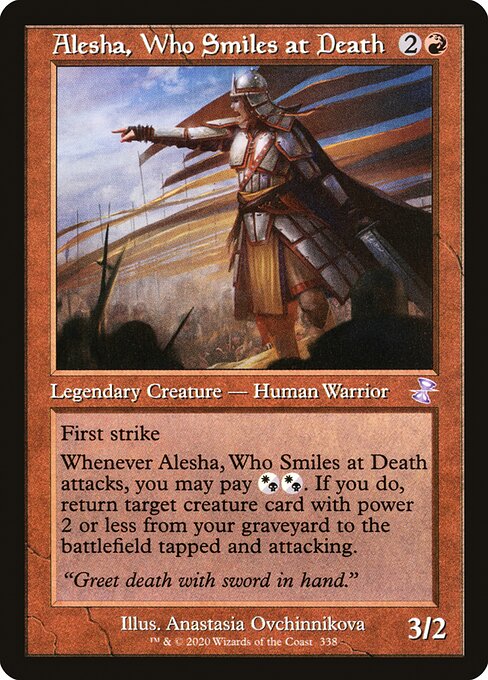 Alesha, Who Smiles at Death (338) [Time Spiral Remastered]