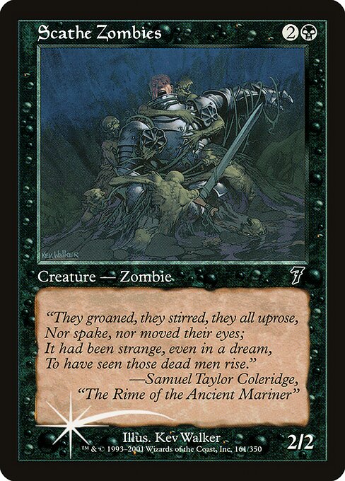 Scathe Zombies (161★) [Seventh Edition]