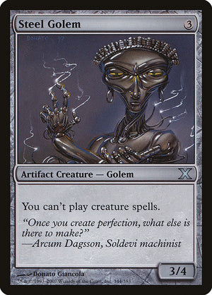 Steel Golem (344) [Tenth Edition]