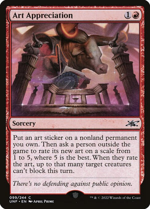 Art Appreciation (99) [Unfinity]