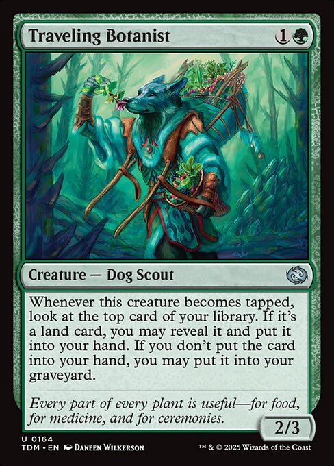 Traveling Botanist (164) [Tarkir: Dragonstorm]