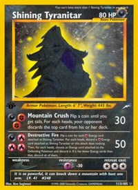 Shining Tyranitar (113/105) [Neo Destiny]