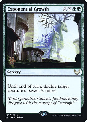Exponential Growth (130s) [Strixhaven: School of Mages Promos]