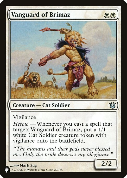 Vanguard of Brimaz (BNG-29) [The List]