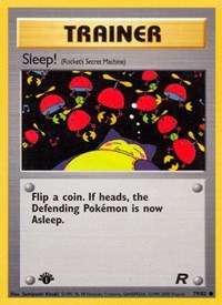 Sleep! (Rocket's Secret Machine) (79/82) [Team Rocket]