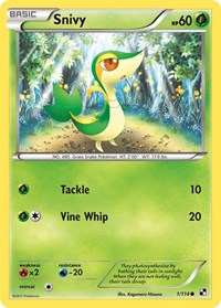 Snivy (1) (1/114) [Black and White]