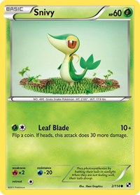 Snivy (2) (2/114) [Black and White]