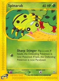 Spinarak (111) (111/147) [Aquapolis]