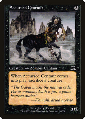 Accursed Centaur (123) [Onslaught]