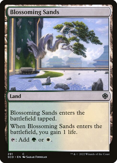 Blossoming Sands (291) [Starter Commander Decks]
