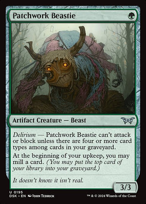 Patchwork Beastie (195) [Duskmourn: House of Horror]