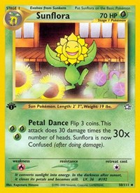 Sunflora (050/111) [Neo Genesis (Unlimited)]