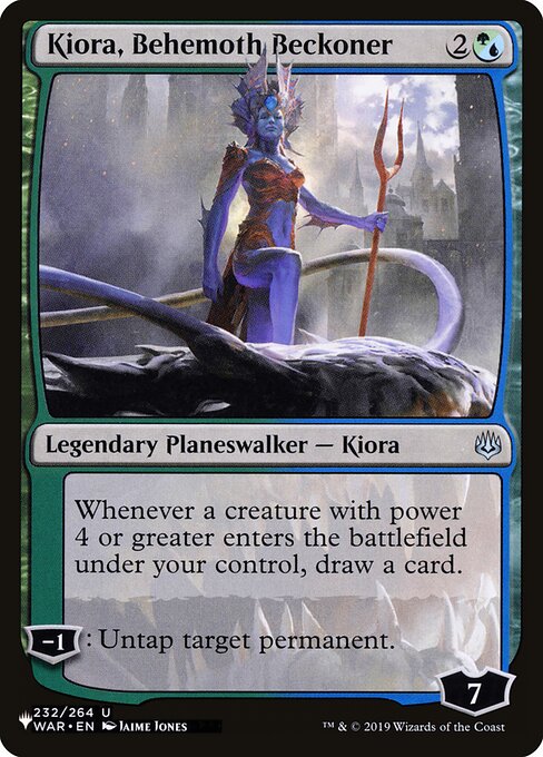 Kiora, Behemoth Beckoner (WAR-232) [The List]