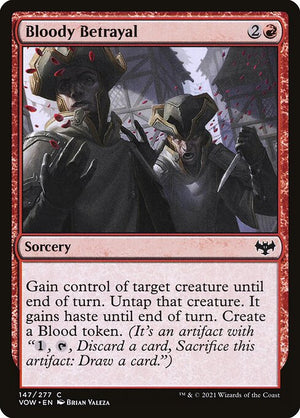 Bloody Betrayal (147) [Innistrad: Crimson Vow]